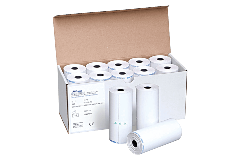 Thermal Paper Rolls For Spirolab Spirometer Printer 10 MIR
